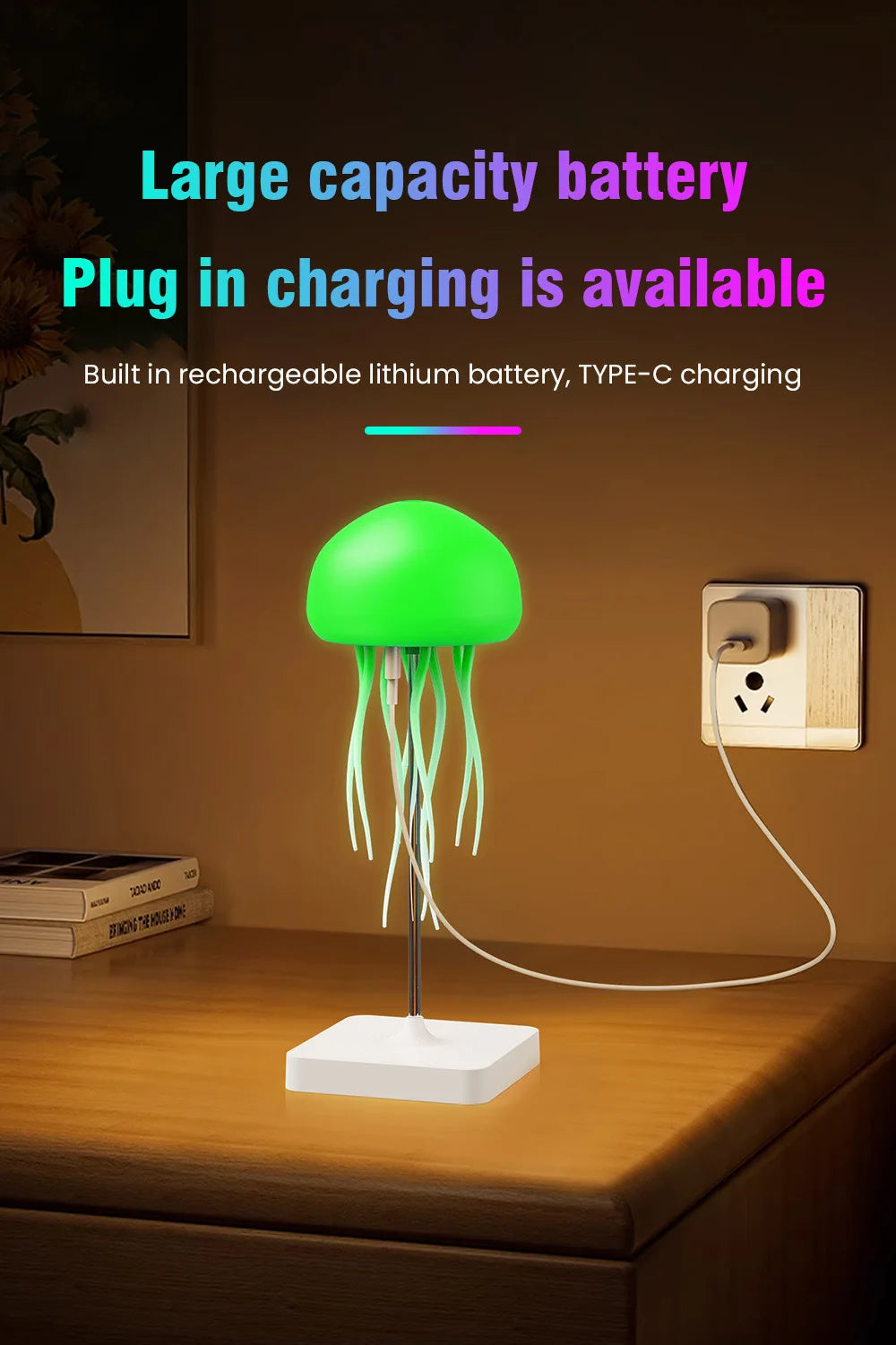 Lampka Meduza LED RGB | CosyGlow™