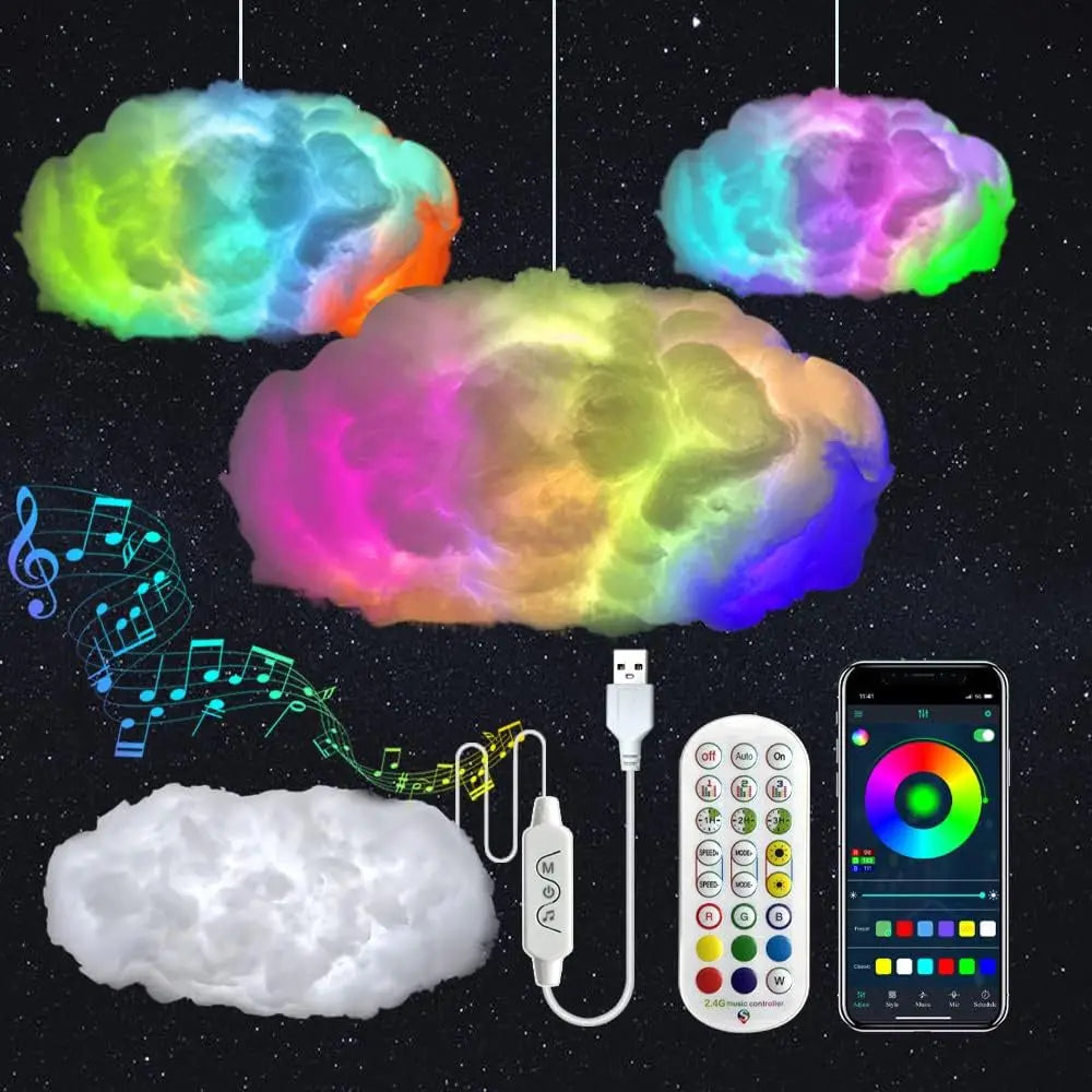 Magiczna Chmura LED RGB – CosyGlow™