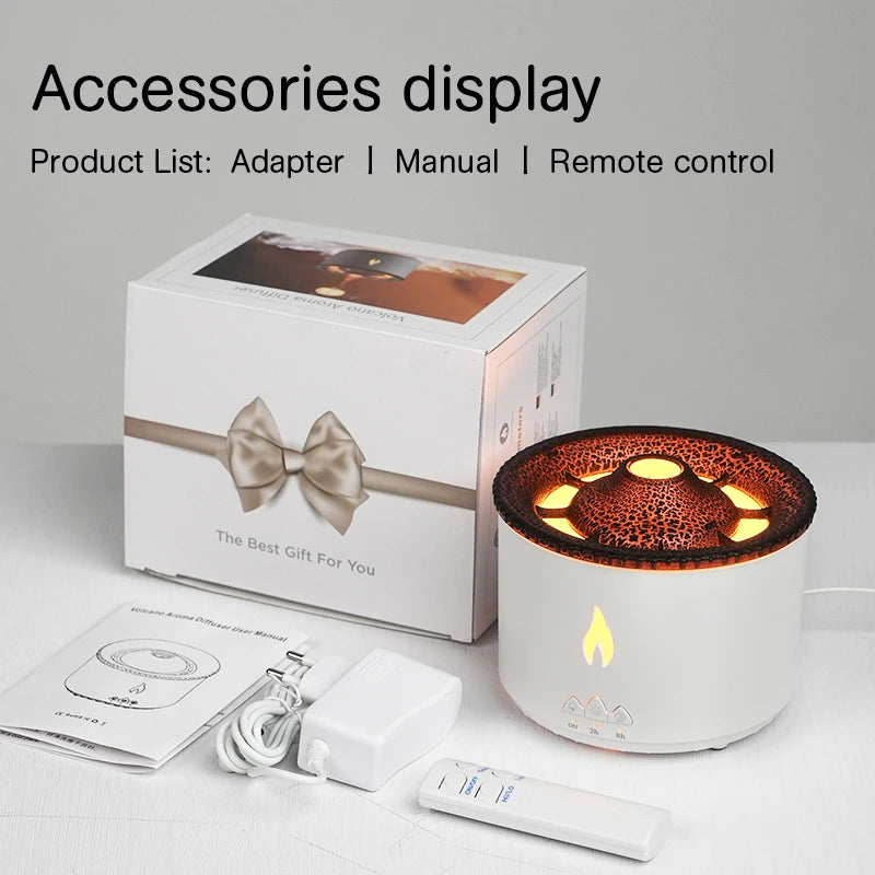 Nawilżacz Volcano LED | CosyGlow™
