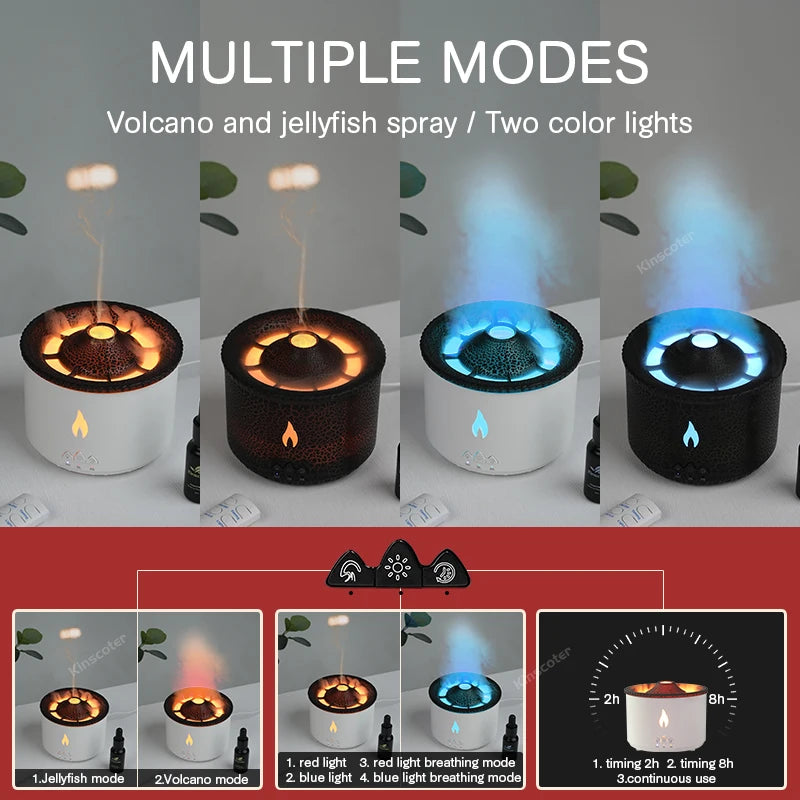 Nawilżacz Volcano LED | CosyGlow™