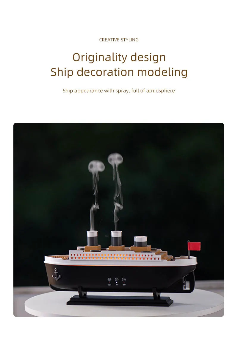 Nawilżacz LED Statek Titanic | CosyGlow™