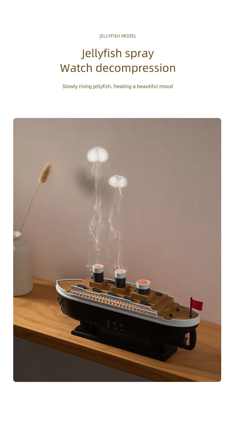 Nawilżacz LED Statek Titanic | CosyGlow™