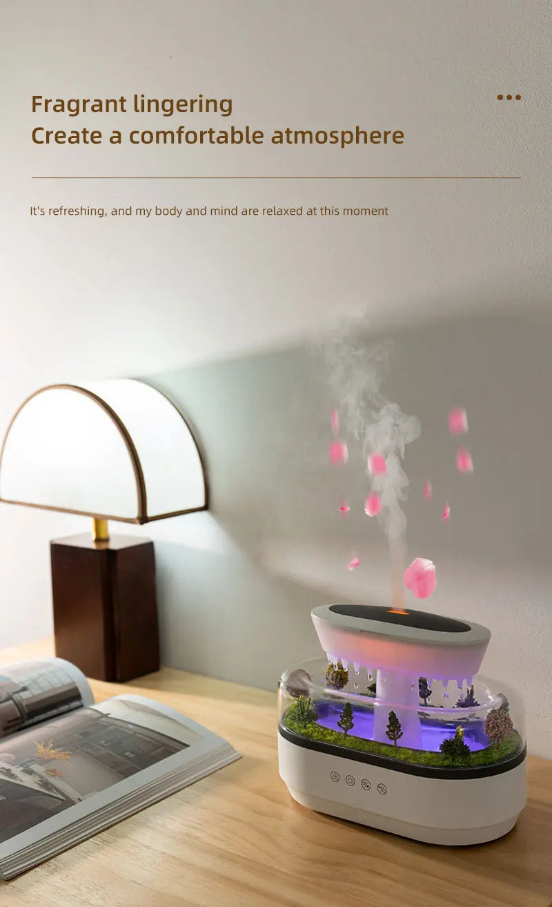 Nawilżacz Raindrop LED | CosyGlow™