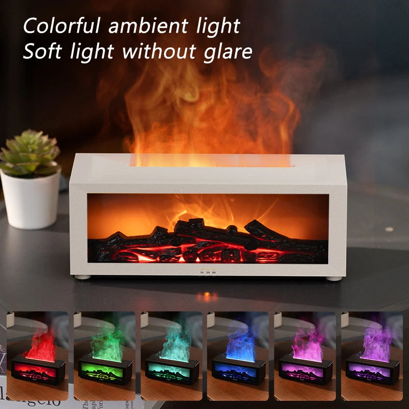 Nawilżacz Kominek LED 150ml | CosyGlow™