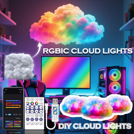Chmura LED 3D RGB – CosyGlow™