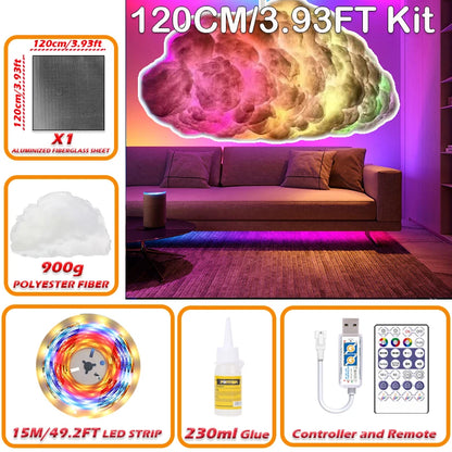 Chmura LED 3D RGB – CosyGlow™