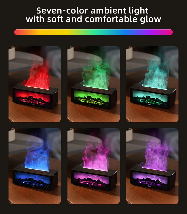 Nawilżacz Kominek LED 150ml | CosyGlow™