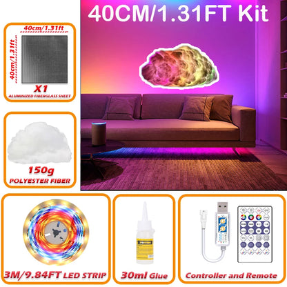 Chmura LED 3D RGB – CosyGlow™