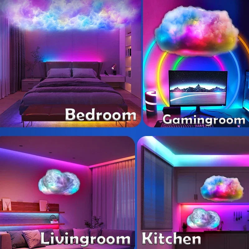 Chmura LED 3D RGB – CosyGlow™