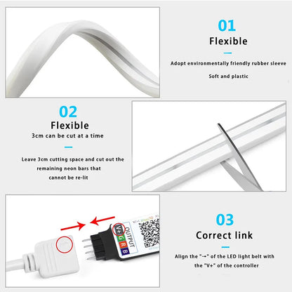 Taśma Neonowa LED RGB USB – CosyGlow™