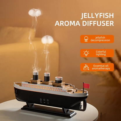 Nawilżacz LED Statek Titanic | CosyGlow™