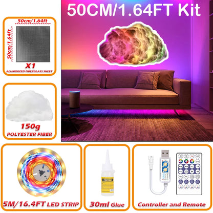 Chmura LED 3D RGB – CosyGlow™
