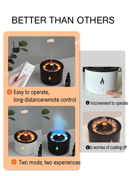 Nawilżacz Volcano LED | CosyGlow™