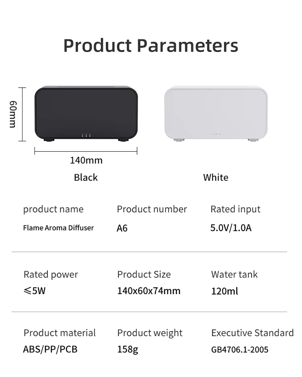 Nawilżacz Płomień LED | CosyGlow™